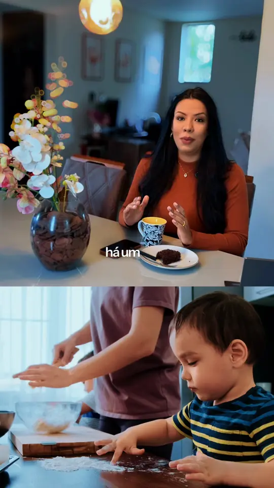Vídeo de reflexão sobre alimentação e rotina familiar